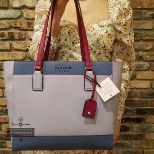 Frozen Lilac Lavender Kate spade LARGE cameron bag